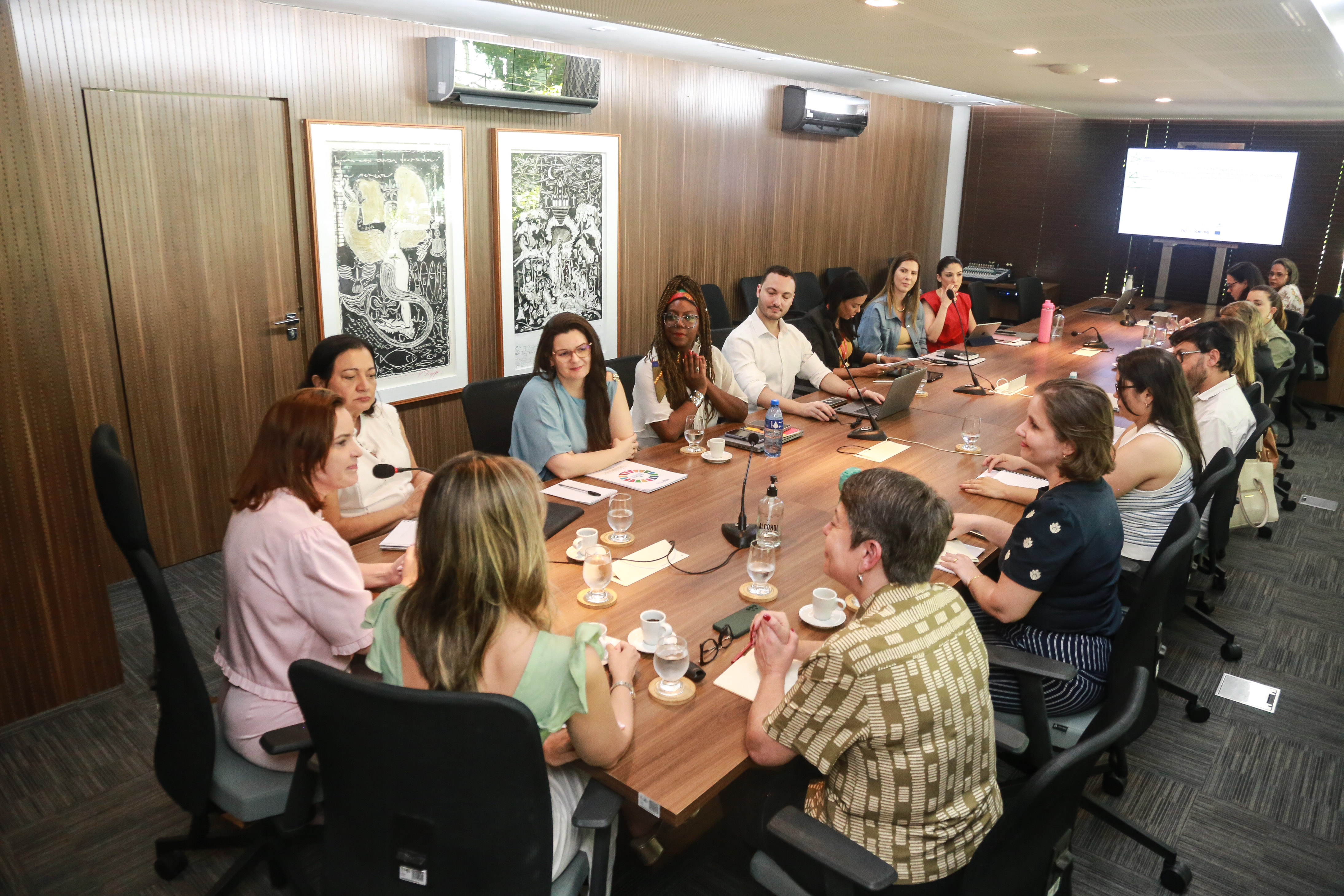 sala de reunião do paço